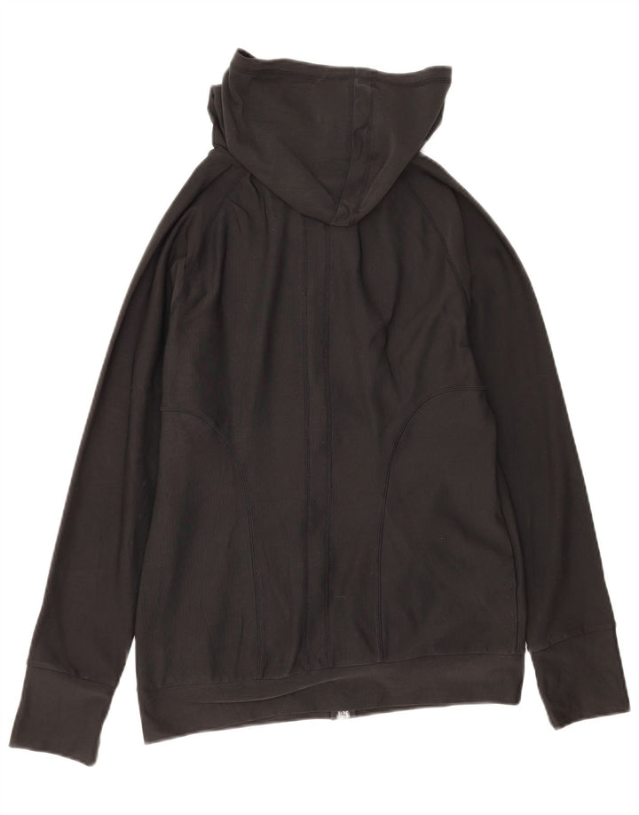 Nike - Sudadera con capucha para mujer, ajuste seco, con cremallera, talla M, color negro, poliéster