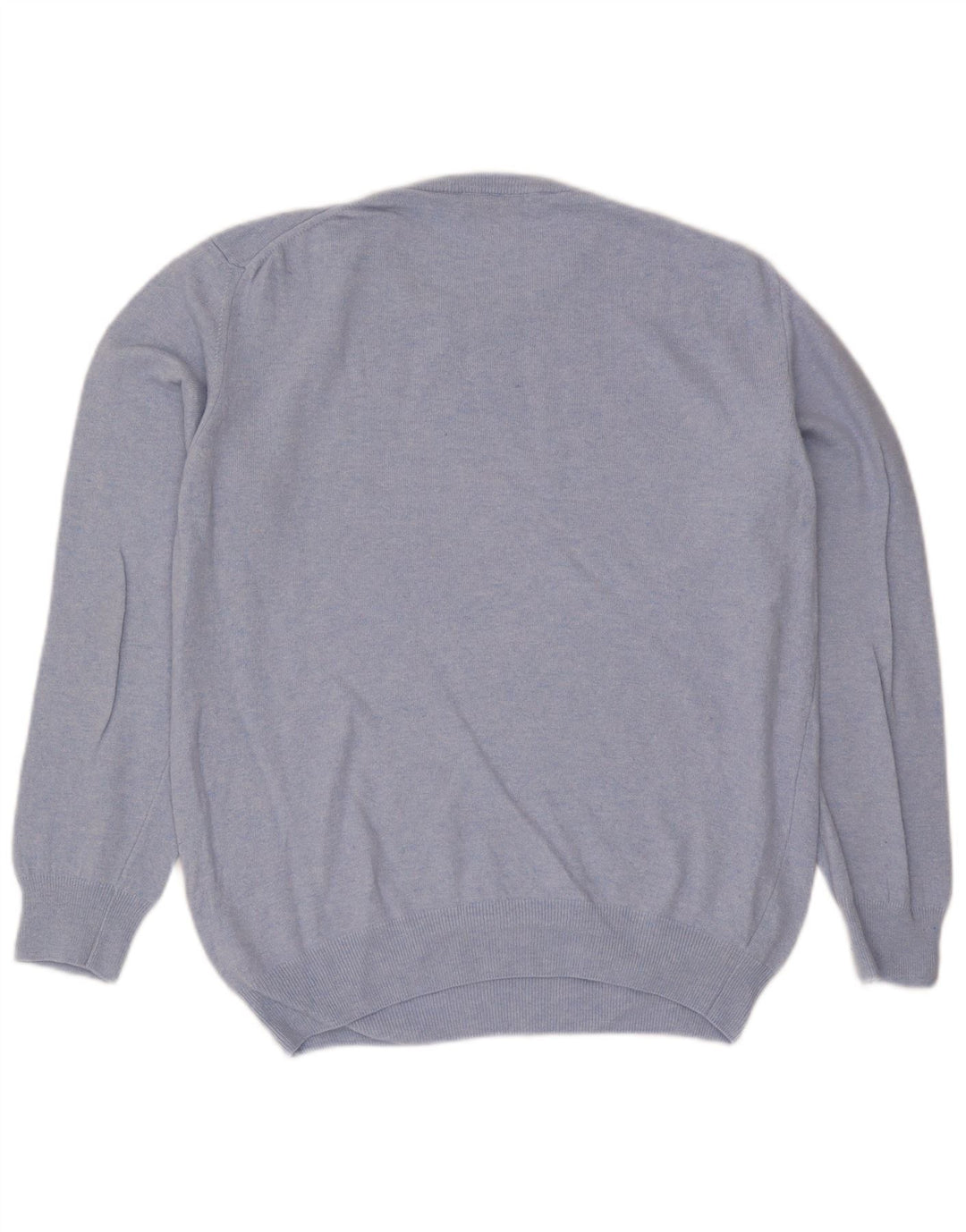 Jersey Trussardi Hombre Con Cuello Redondo De Lana Azul Medio