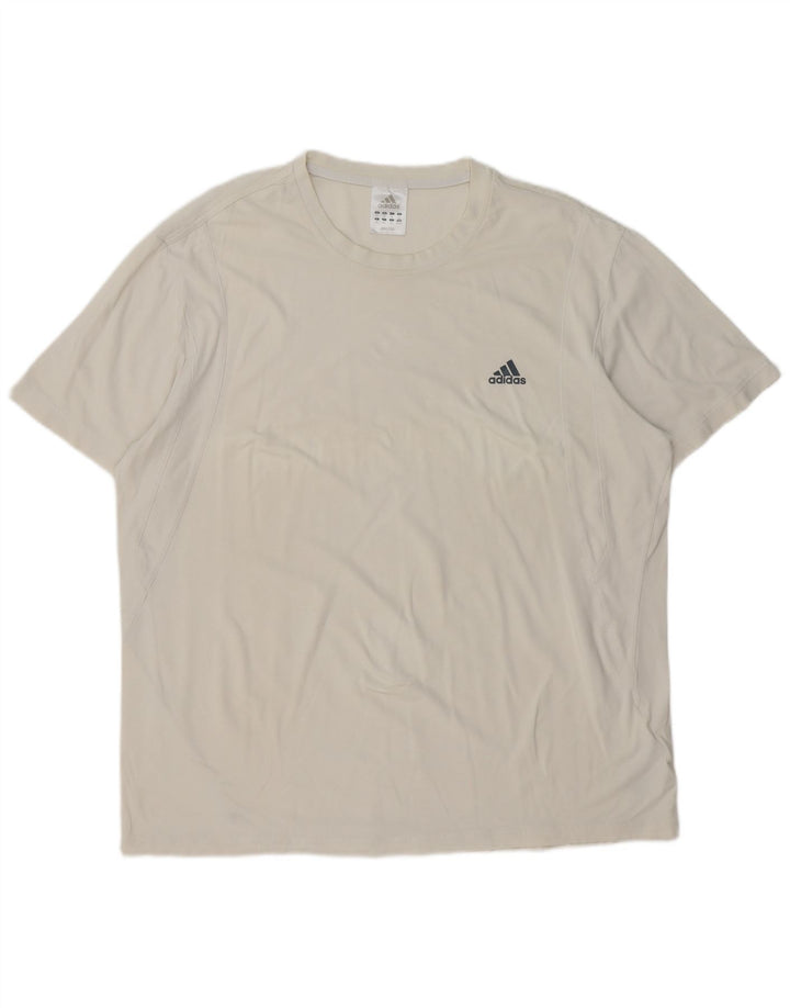 Adidas Camiseta Hombre Top 2XL Blanco Algodón