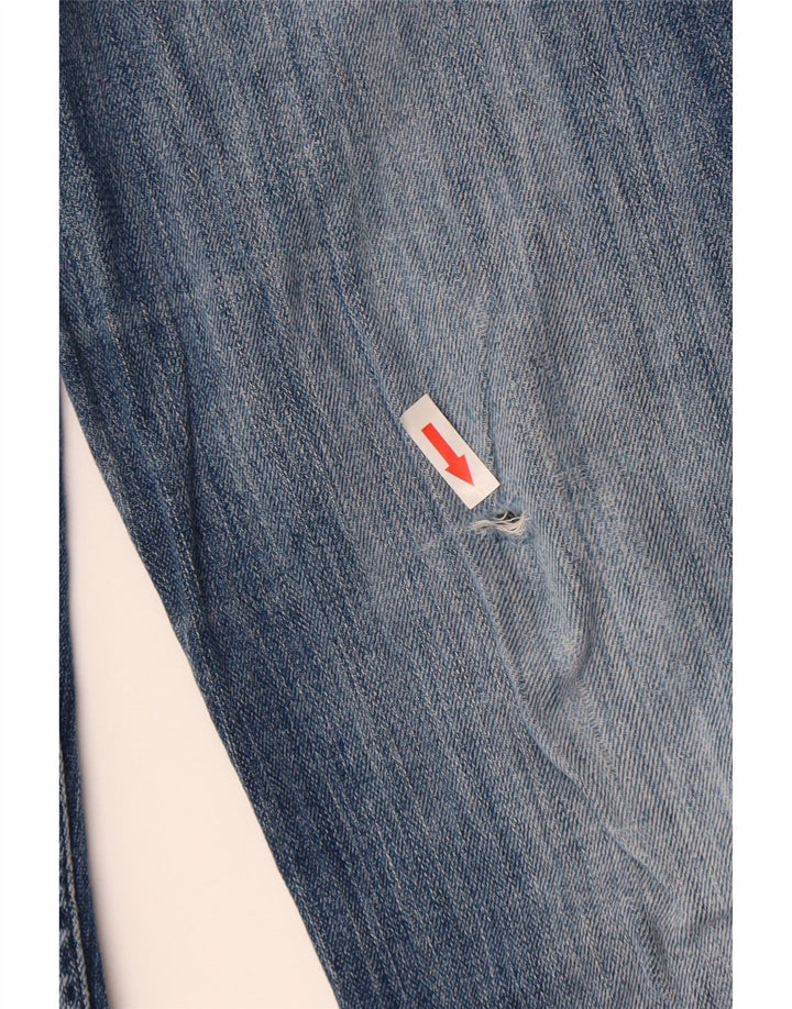 Lee Vaqueros Rectos Powell Para Hombre W34 L34 Algodón Azul