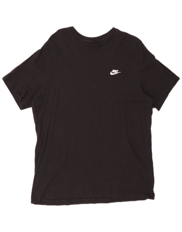 NIKE Camiseta Hombre Top XL Algodón Negro