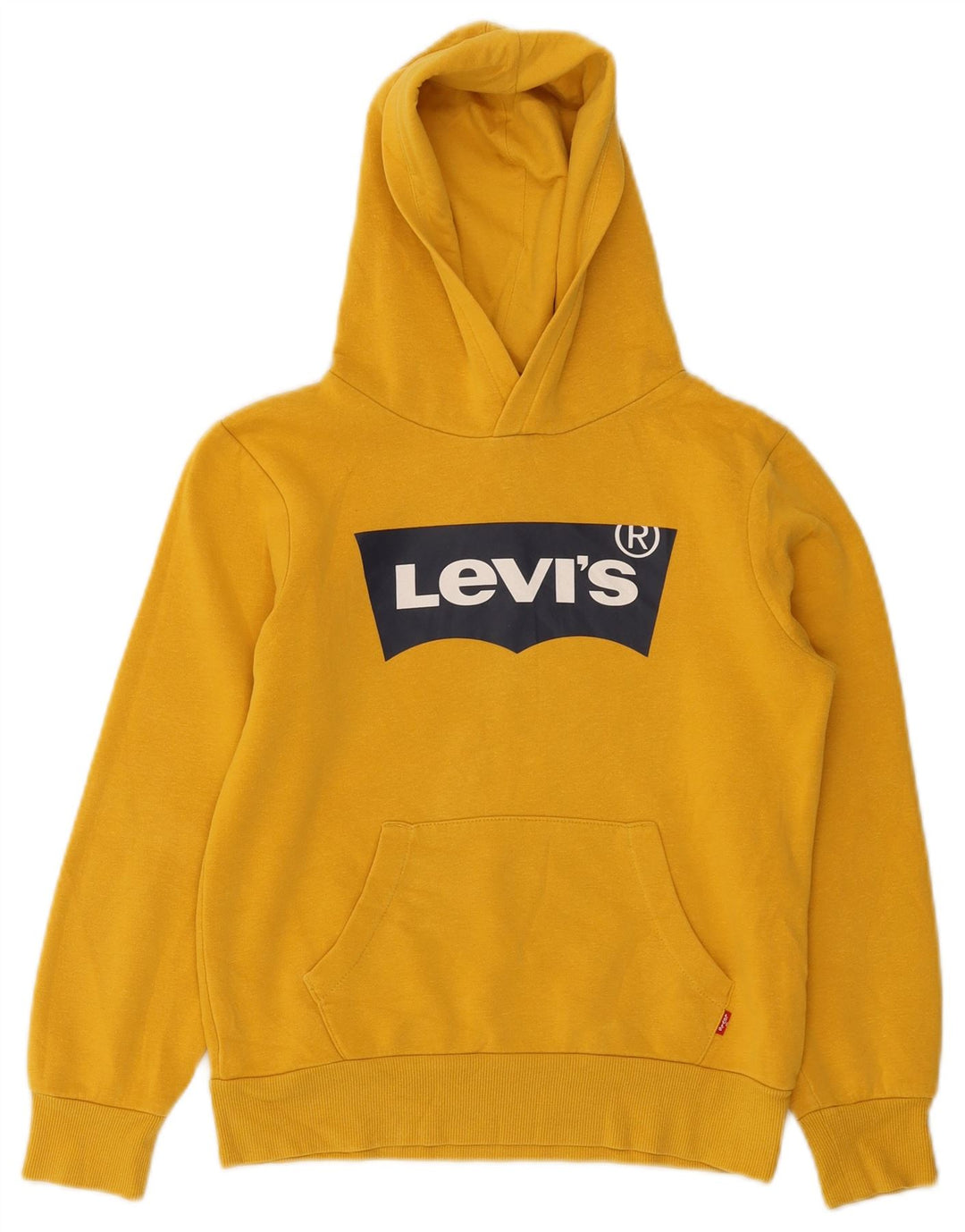 Levi's - Jersey con capucha para niños, 9-10 años, amarillo
