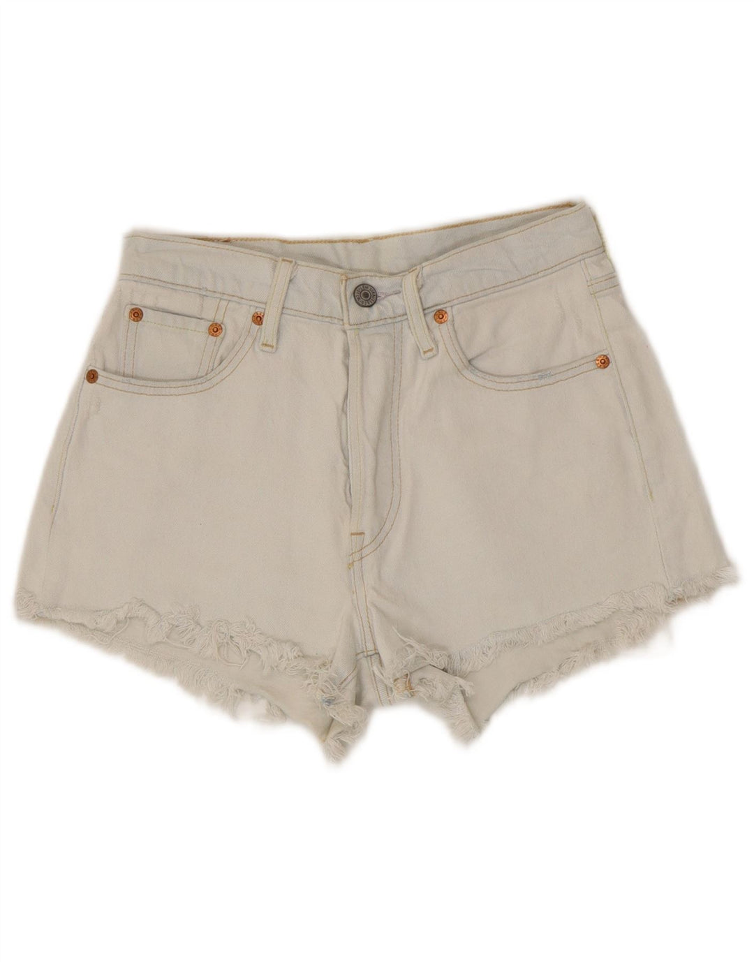 Levi's Mujer 501 Shorts Vaqueros W25 XS Algodón Azul