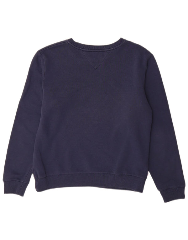 Tommy Hilfiger Sudadera gráfica para mujer Jumper UK 46 Grande Azul marino