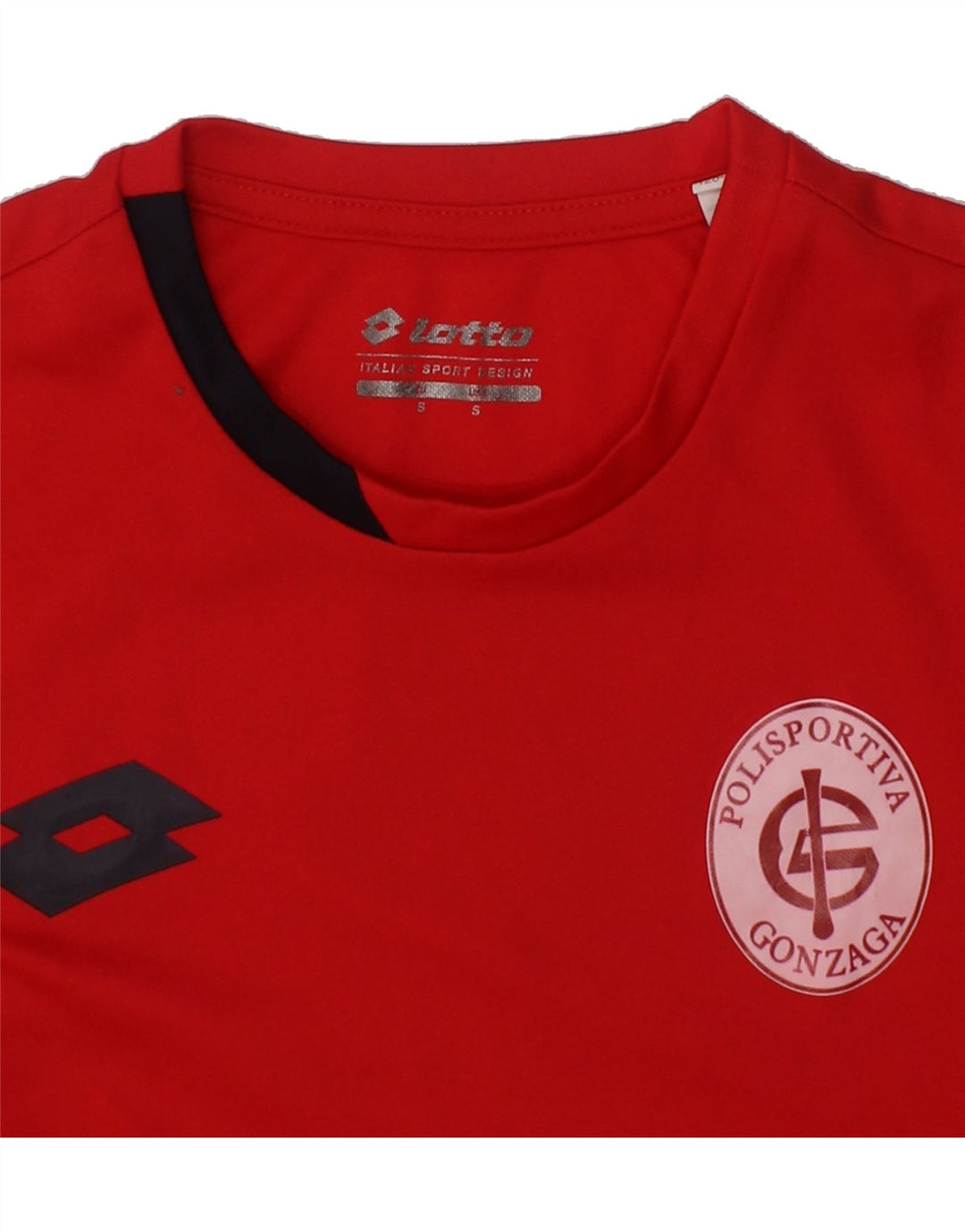LOTTO Boys Graphic T-Shirt Top 9-10 Years Small Red Polyester Vintage Lotto and Second-Hand Lotto from Messina Hembry 