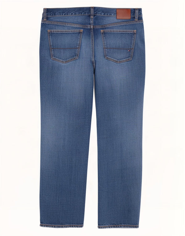 Tommy Hilfiger Vaqueros rectos para hombre W34 L31 Algodón azul