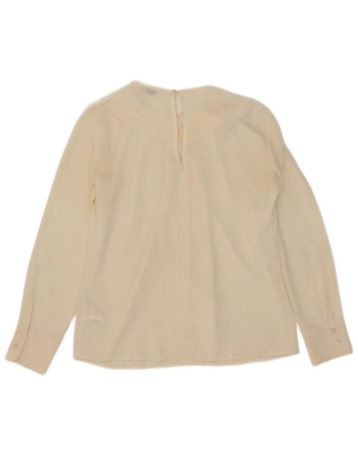Henry Cottons Blusa de manga larga para mujer IT 44 Poliéster blanco medio