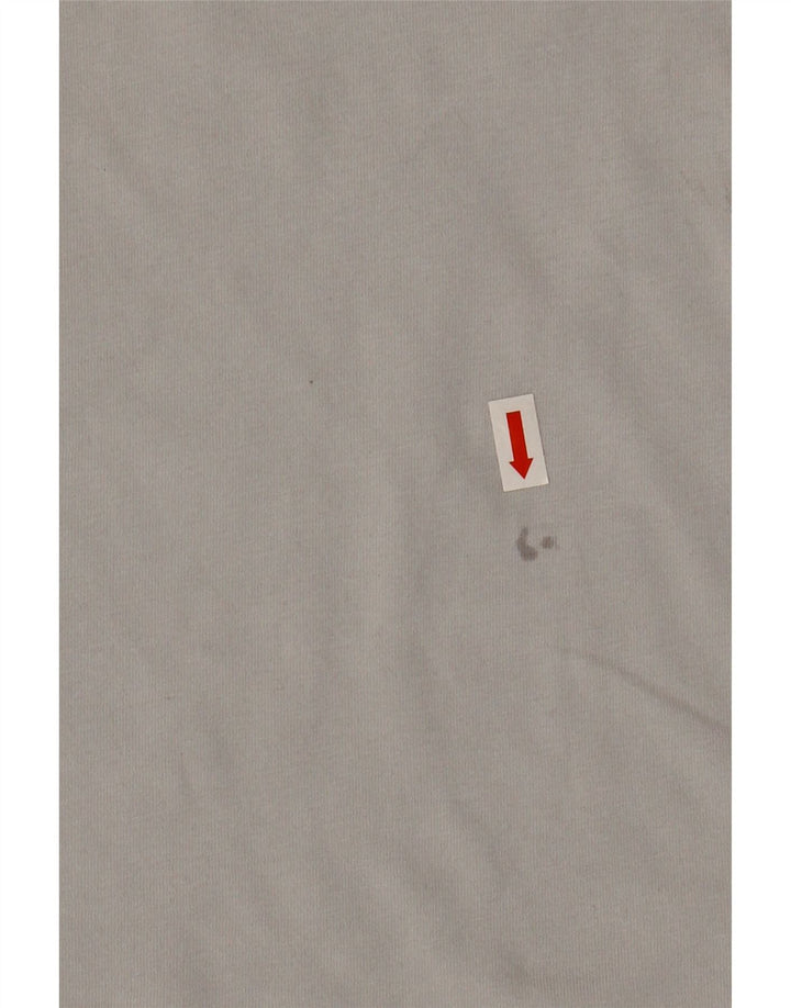 The North Face Hombre Camiseta Gráfica Top Algodón Gris Medio