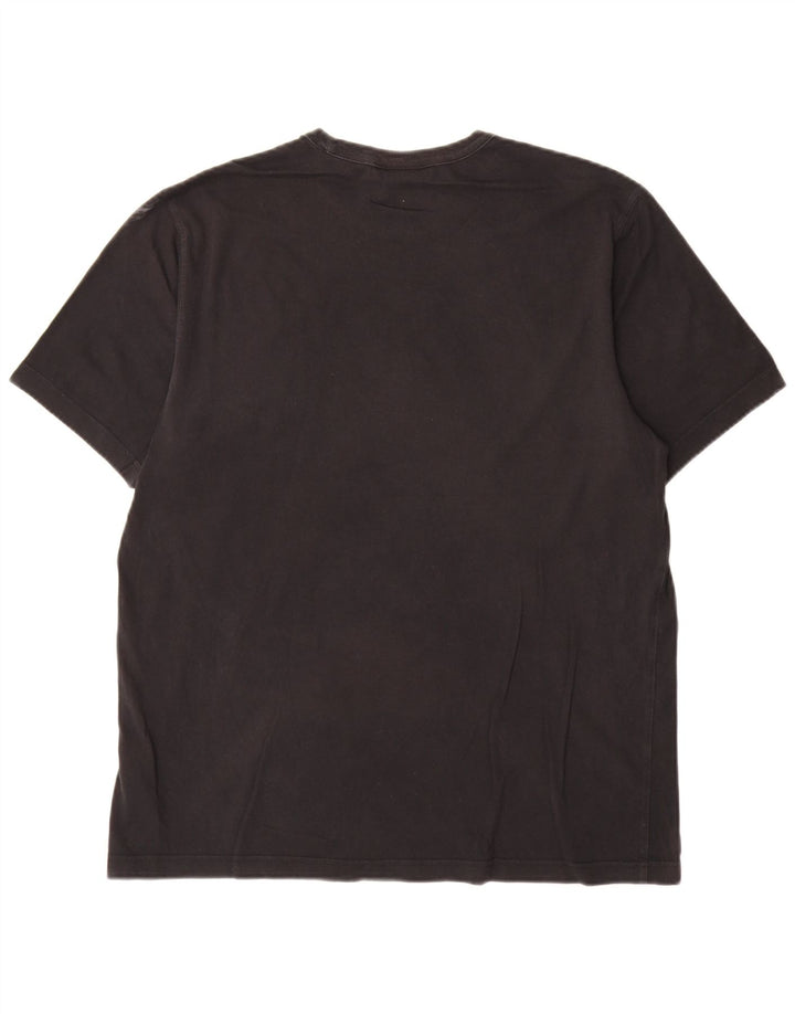 Nike - Camiseta gráfica para hombre, talla grande, algodón negro