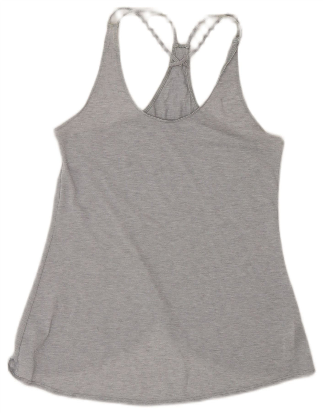 Athleta Mujer Chaleco Top UK 10 Pequeño Gris Poliéster