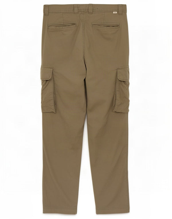 Liu Jo Pantalones cargo ajustados para hombre IT 48 Medium W34 L30 Algodón verde