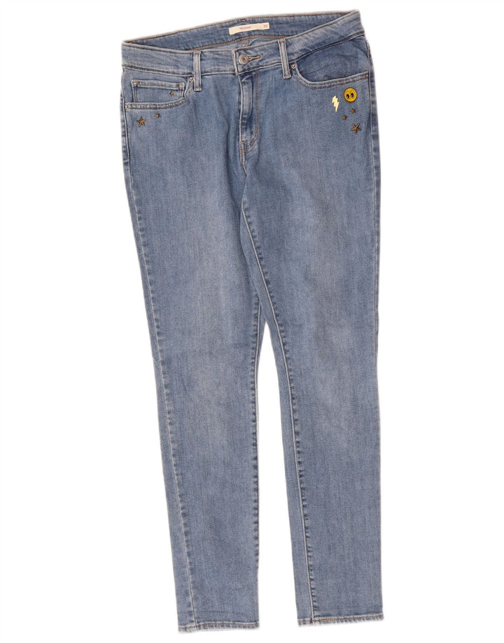 LEVI'S Vaqueros pitillo 711 para mujer W30 L29 Algodón azul
