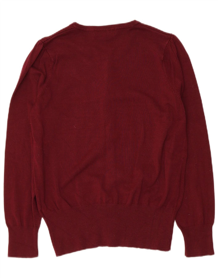Marks & Spencer - Cárdigan para mujer, talla 40, viscosa granate mediana
