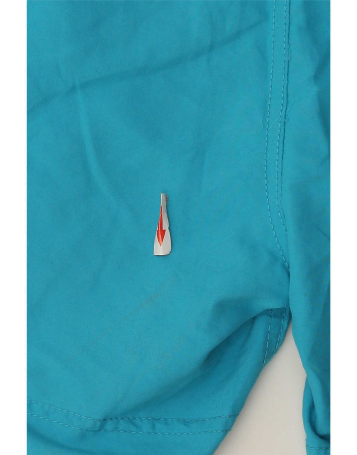 Superdry Bañador Graphic Regular para hombre con diseño color block en azul grande