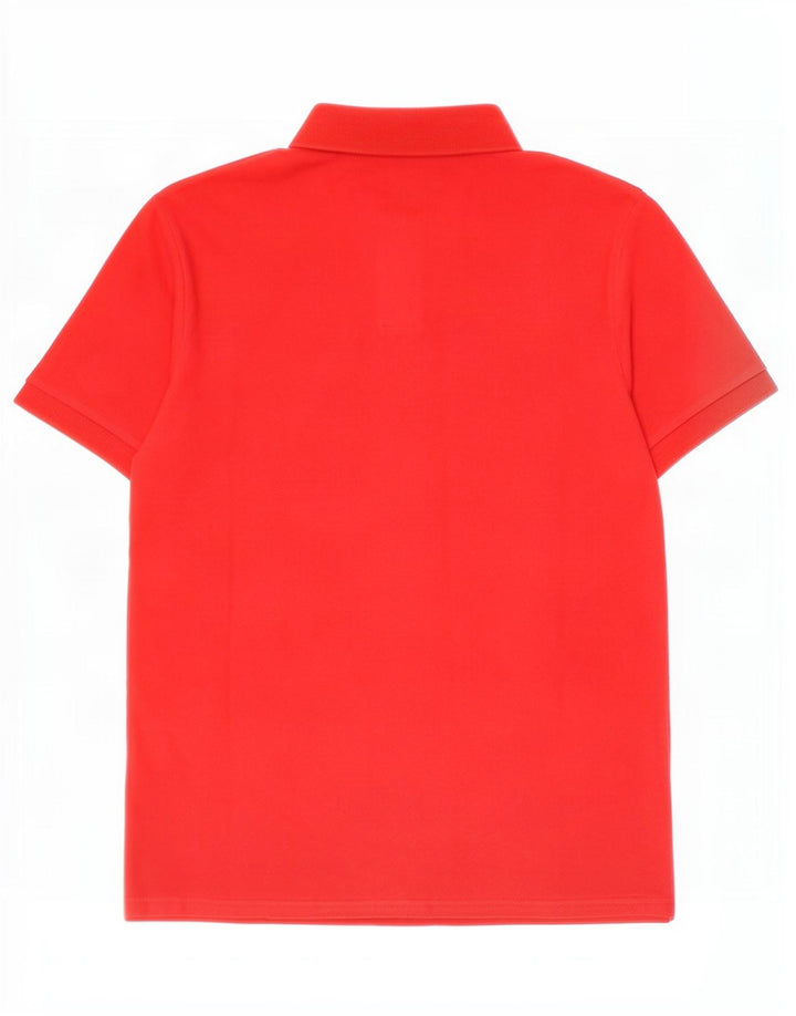 Murphy & Nye Polo para hombre grande de algodón rojo