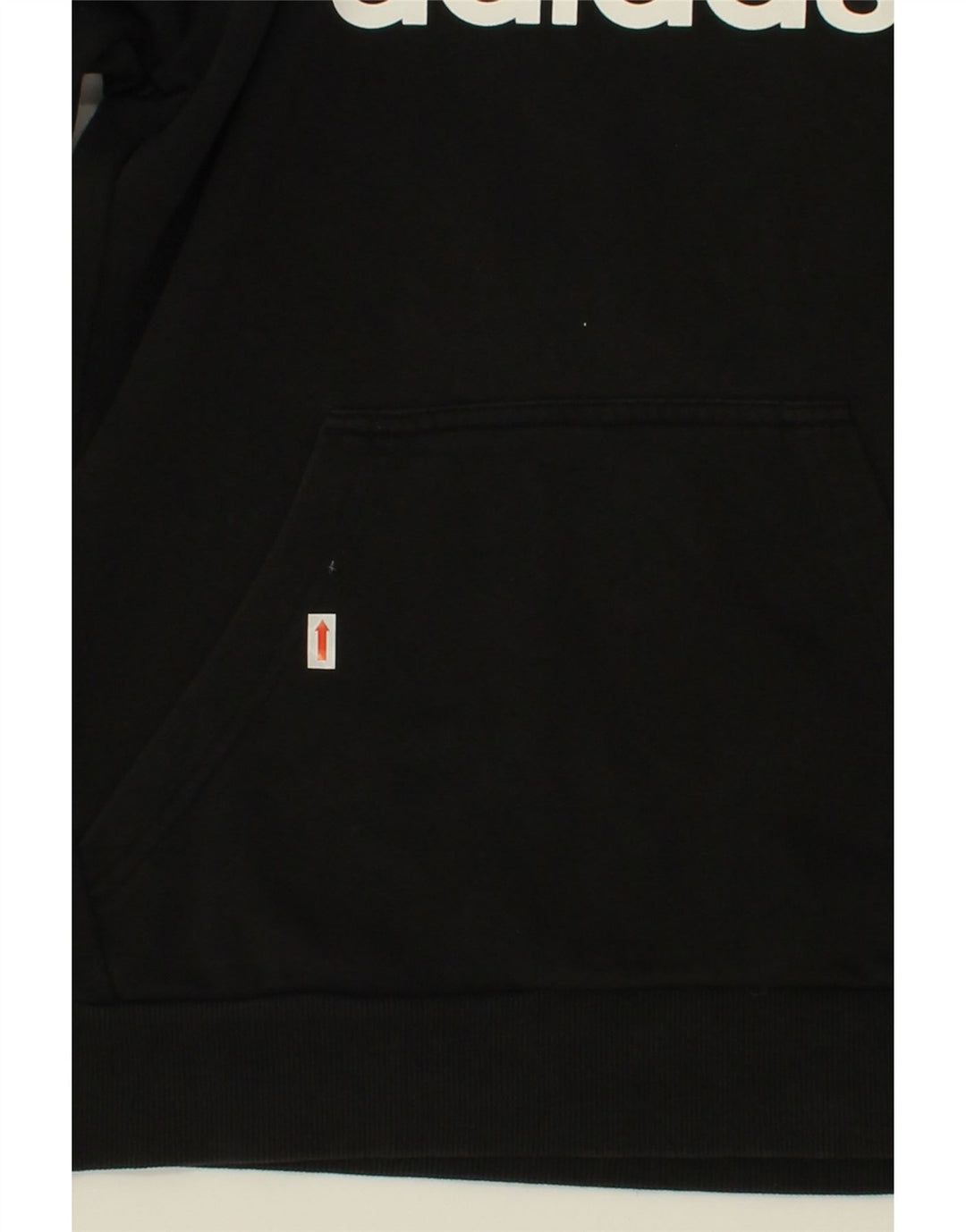 ADIDAS Mens Graphic Hoodie Jumper Medium Black Cotton Vintage Adidas and Second-Hand Adidas from Messina Hembry 