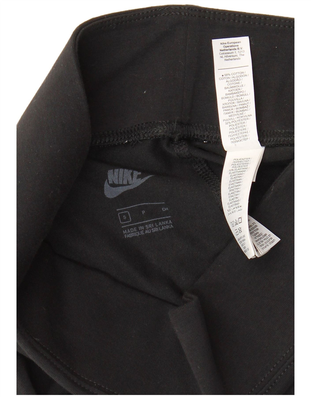 Nike Leggings gráficos para mujer UK 8 Small Algodón negro