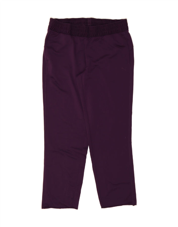 PUMA Womens Tracksuit Trousers UK 16 Large Purple Polyester Vintage Puma and Second-Hand Puma from Messina Hembry 