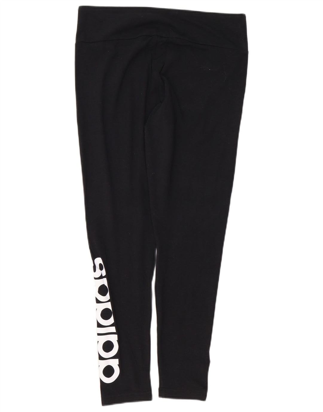 ADIDAS Leggings gráficos para mujer Reino Unido 16/18 Grande Negro Algodón