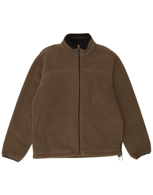 Timberland Chaqueta polar para hombre UK 40 Large Caqui Poliéster