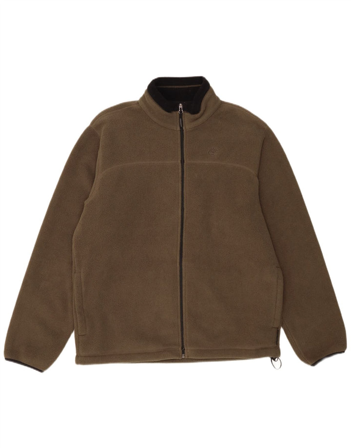 Timberland Chaqueta polar para hombre UK 40 Large Caqui Poliéster