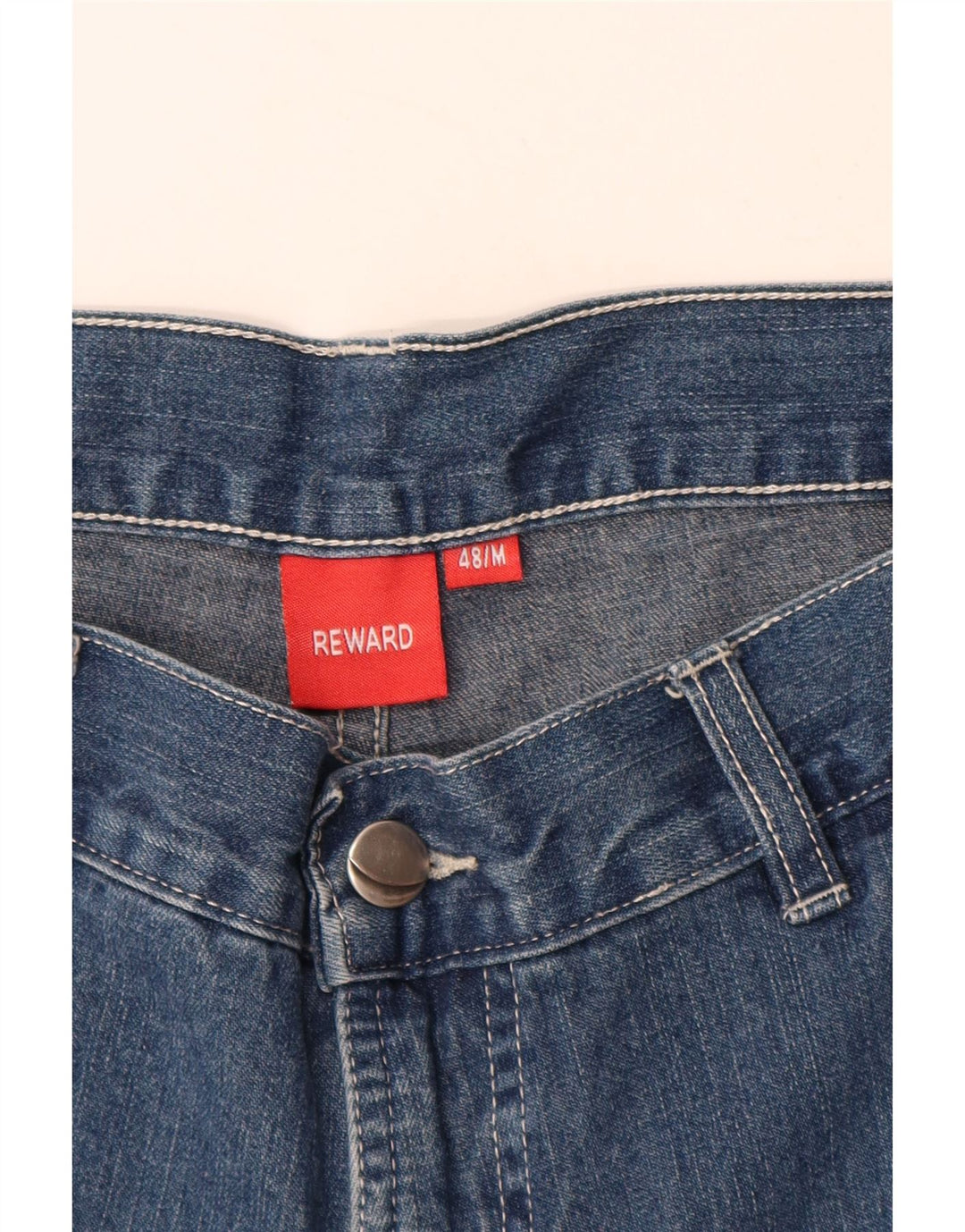 REWARD Pantalones cortos vaqueros cargo para hombre IT 48 Medium W32 Azul marino