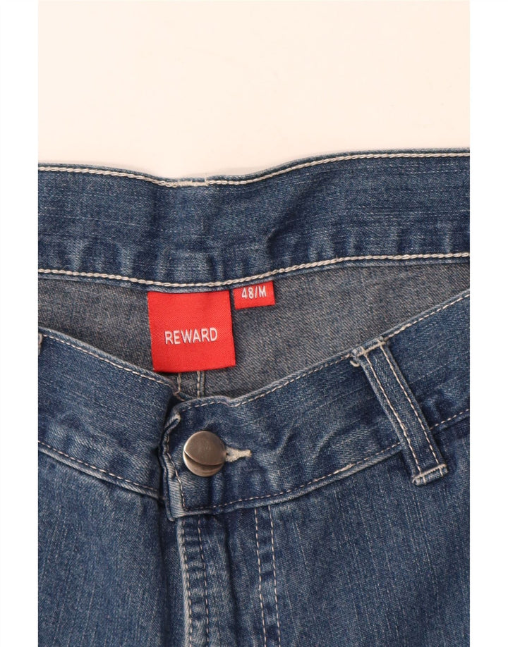REWARD Pantalones cortos vaqueros cargo para hombre IT 48 Medium W32 Azul marino