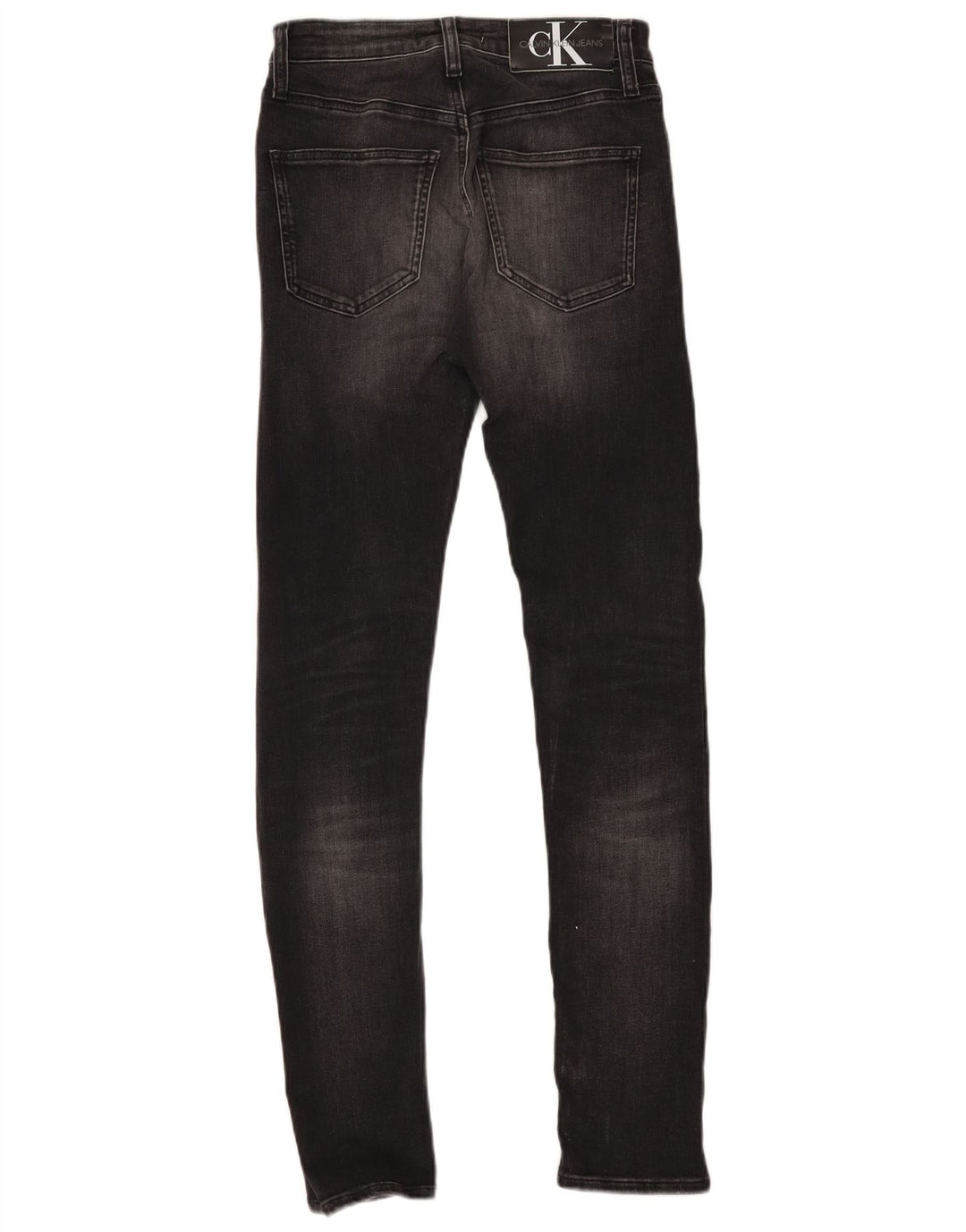 CALVIN KLEIN Vaqueros súper ajustados para hombre W28 L32 Gris