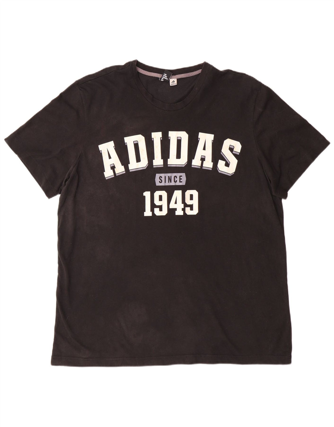 ADIDAS Camiseta gráfica para hombre Top 2XL Algodón negro