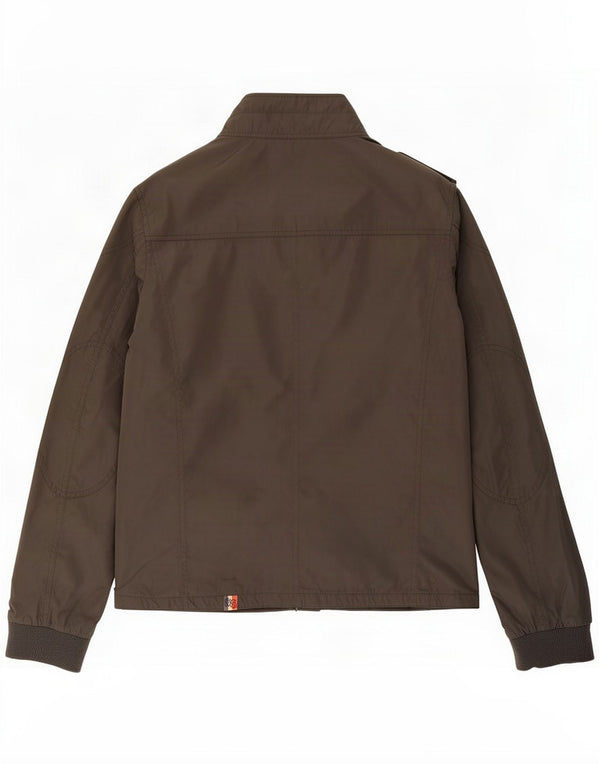 Tommy Hilfiger Chaqueta militar para hombre UK 38 Poliéster caqui medio