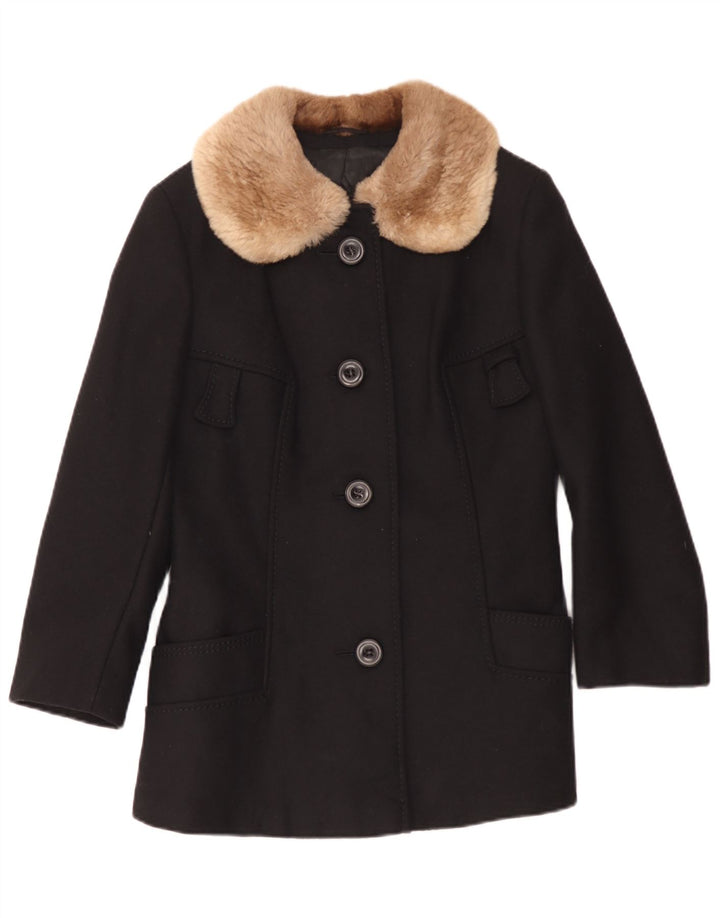 Your Sixth Sense Abrigo para Mujer UK 40 Small Lana Negra