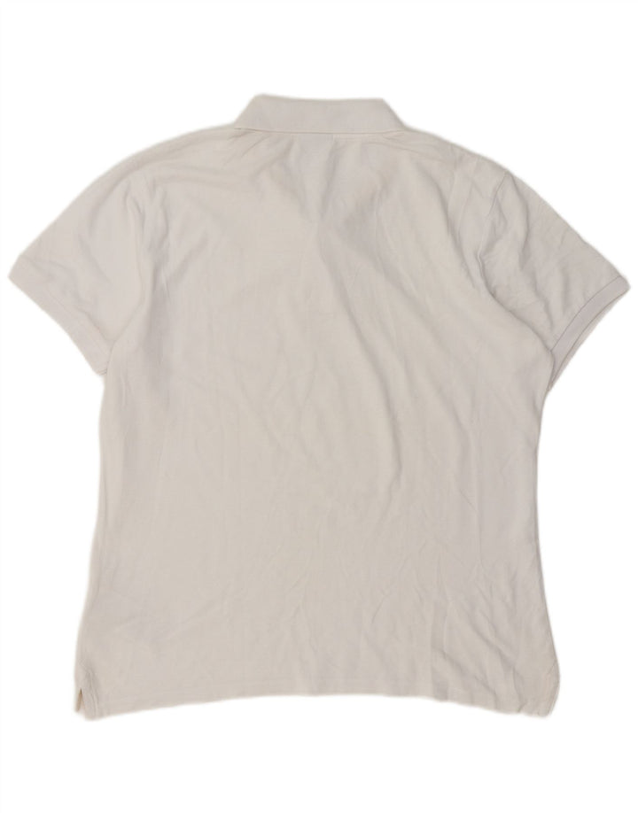 Polo Diadora Hombre Algodón Blanco Mediano