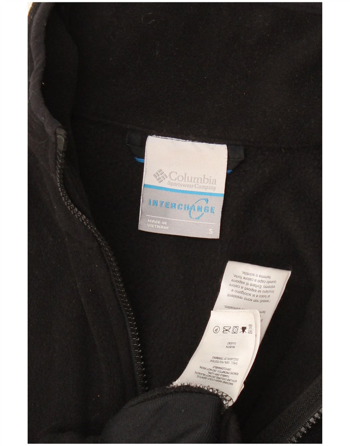 Columbia Chaqueta Polar Interchange Para Mujer Pequeña Poliéster Negro