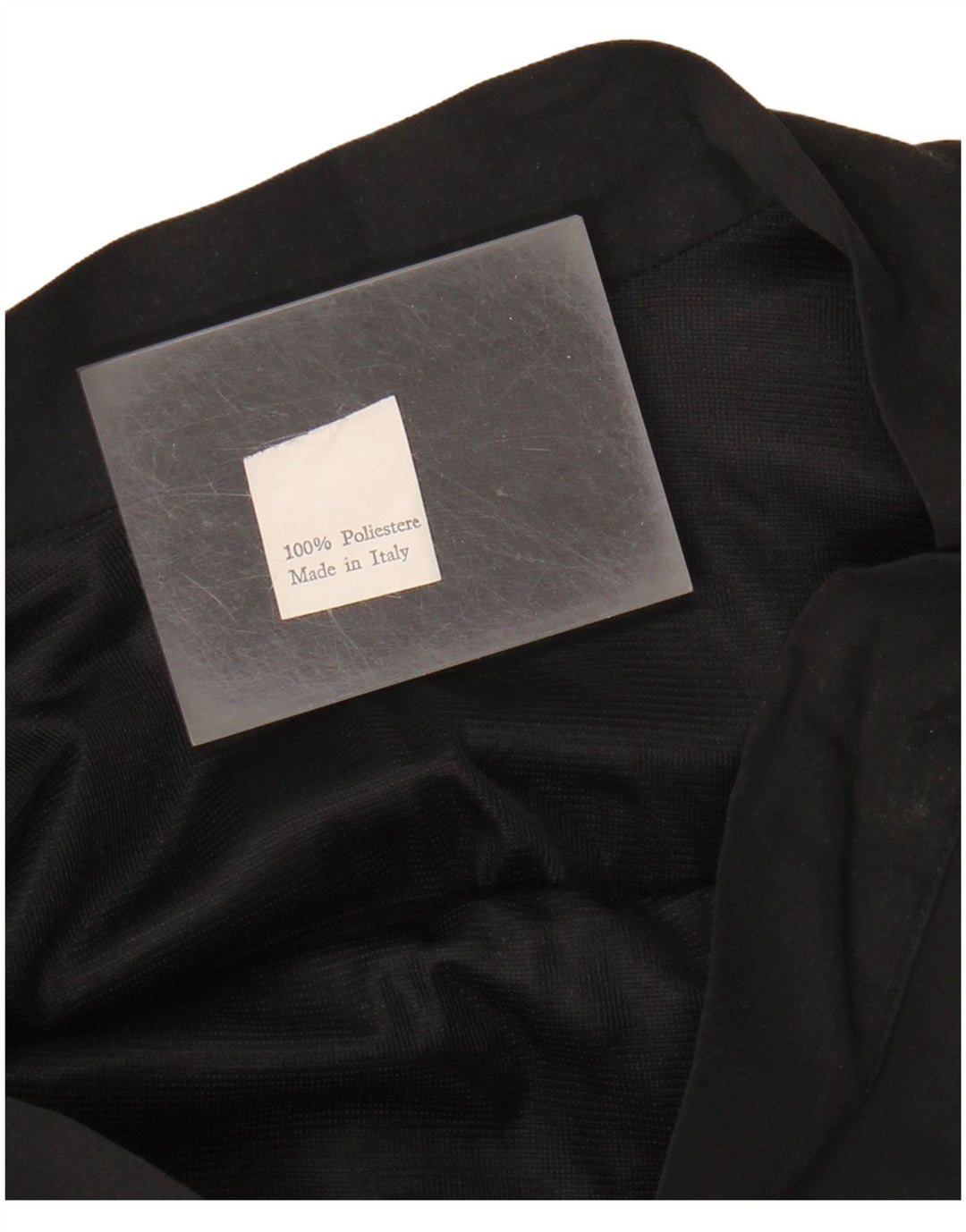 Falda escalonada vintage para mujer W28 Poliéster negro medio