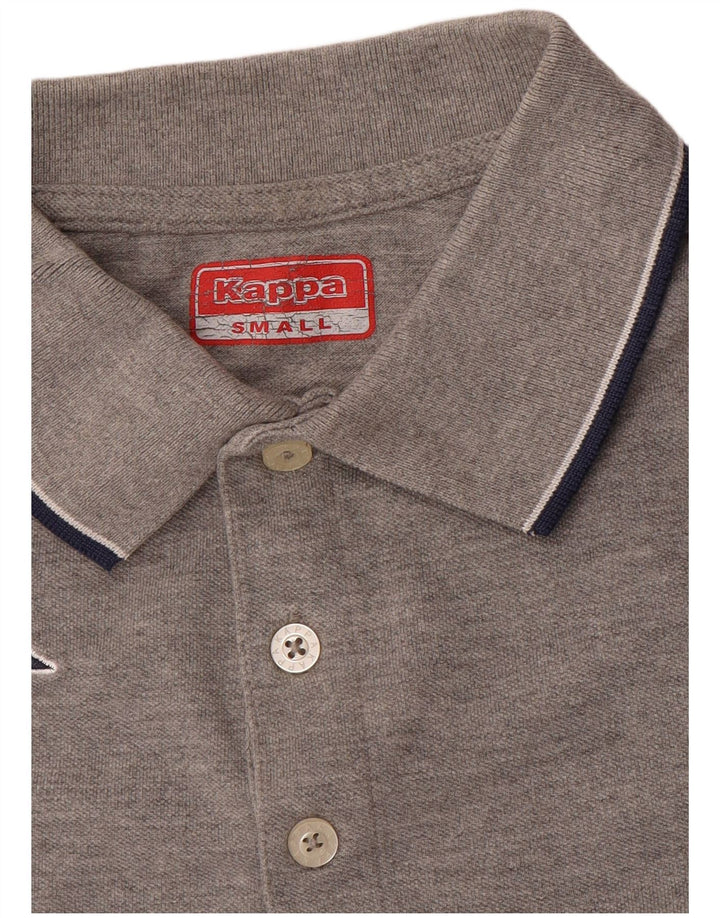 Kappa Polo Hombre Pequeño Gris Moteado