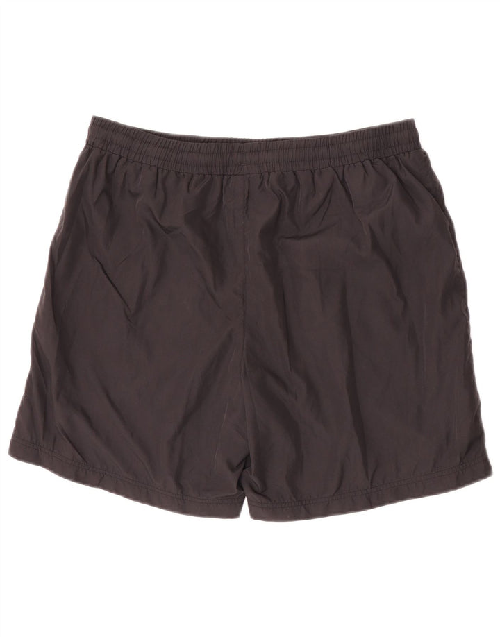 Kappa Hombre Pantalones Cortos Deportivos Grande Poliéster Negro