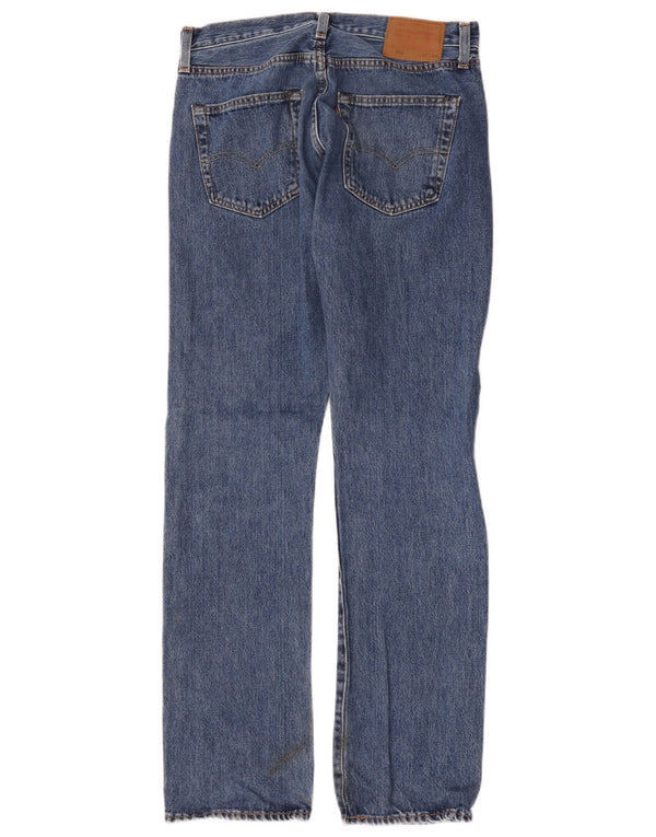Levi's Hombre 501 Vaqueros Rectos W32 L34 Algodón Azul