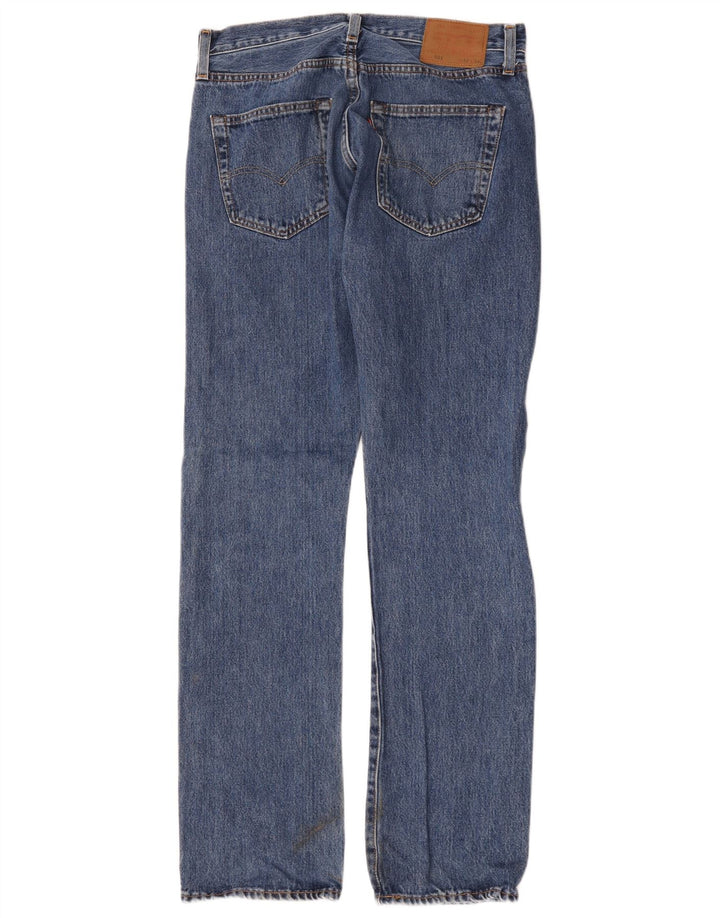 Levi's Hombre 501 Vaqueros Rectos W32 L34 Algodón Azul