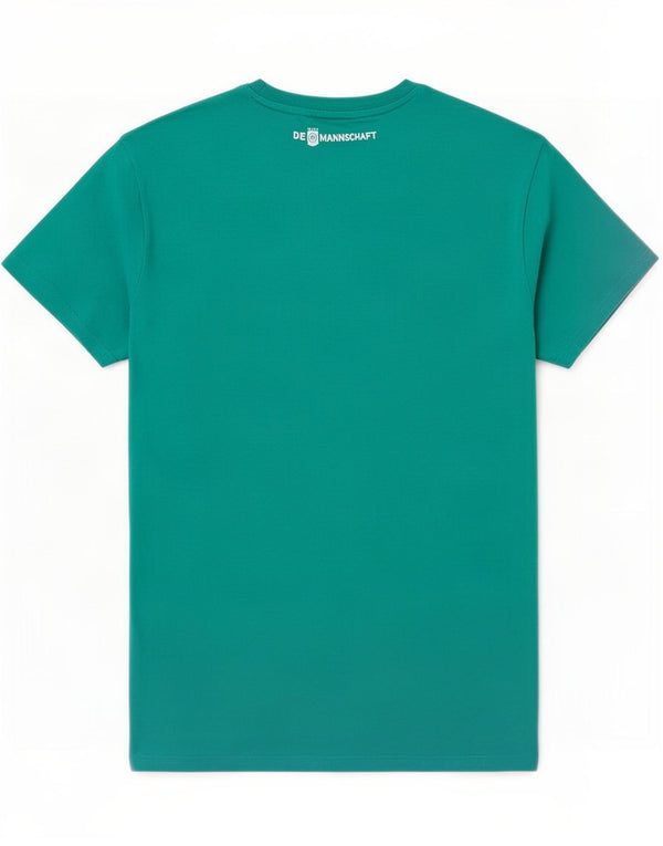 Adidas Hombre Deutscher Fussball Bund Camiseta Top XL Turquesa Algodón