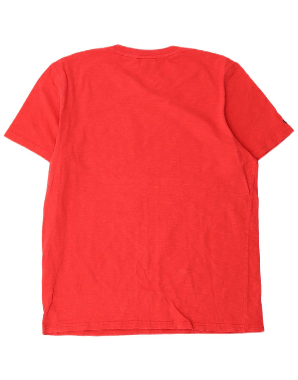 Superdry Camiseta Hombre Top XL Algodón Rojo