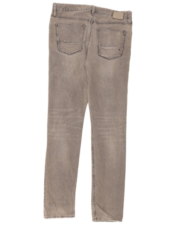Tommy Hilfiger Vaqueros Layton Extra Slim para Hombre W33 L34 Algodón Gris