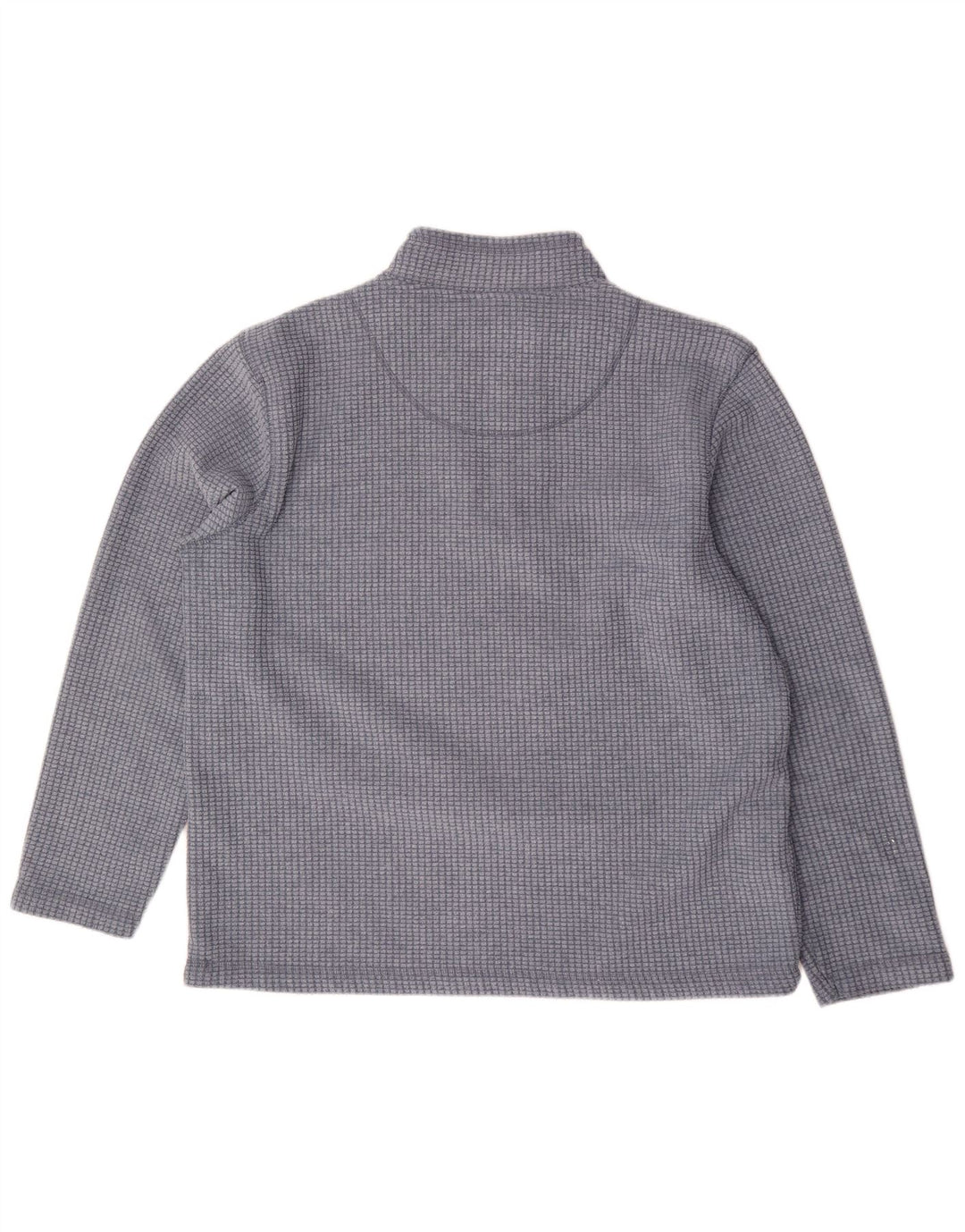 Weird Fish Jersey de Forro Polar con Cuello y Cremallera para Hombre 2XL Poliéster a Cuadros Azul