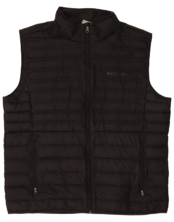 Columbia Mens Padded Gilet UK 42 XL Black Polyester
