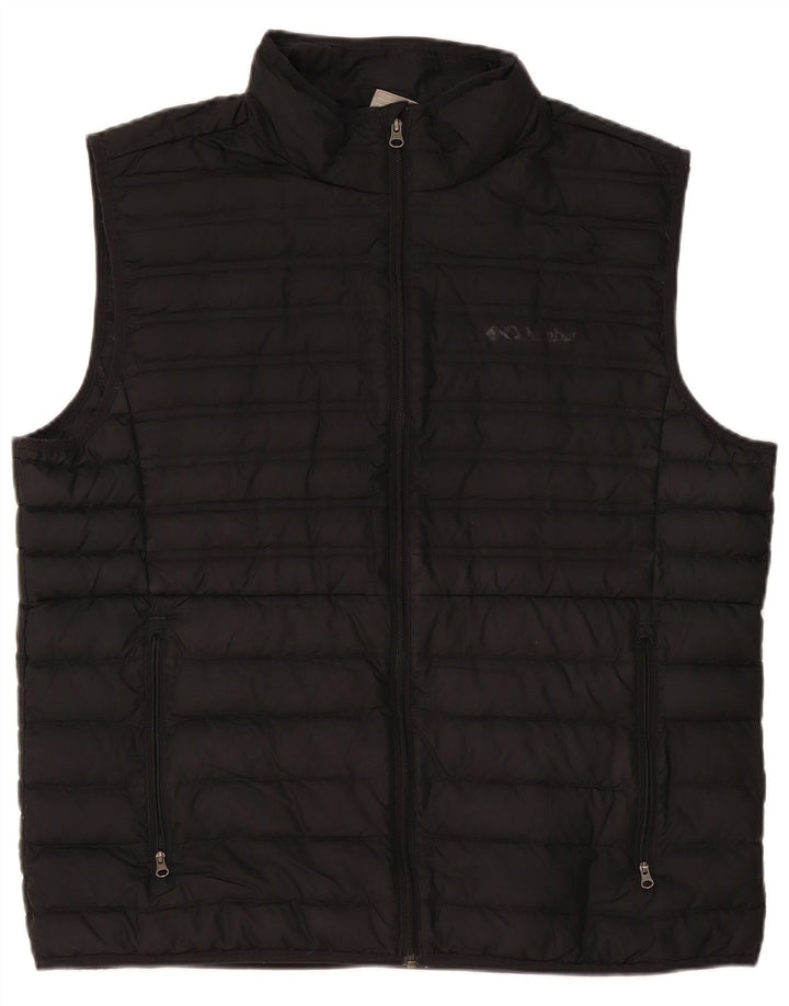 Columbia Chaleco acolchado para hombre UK 42 XL Poliéster negro