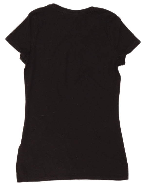TOMMY HILFIGER Camiseta para mujer Top UK 12 Medium Black Cotton