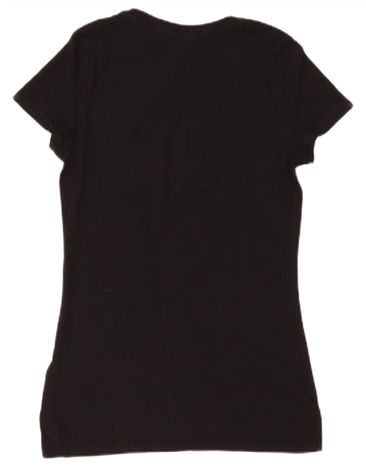 TOMMY HILFIGER Camiseta para mujer Top UK 12 Medium Black Cotton