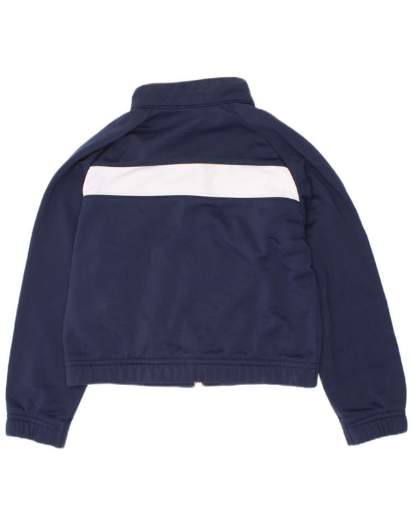 Nike Chaqueta de chándal para niños 3-4 años XS Azul Marino Colorblock Poliéster