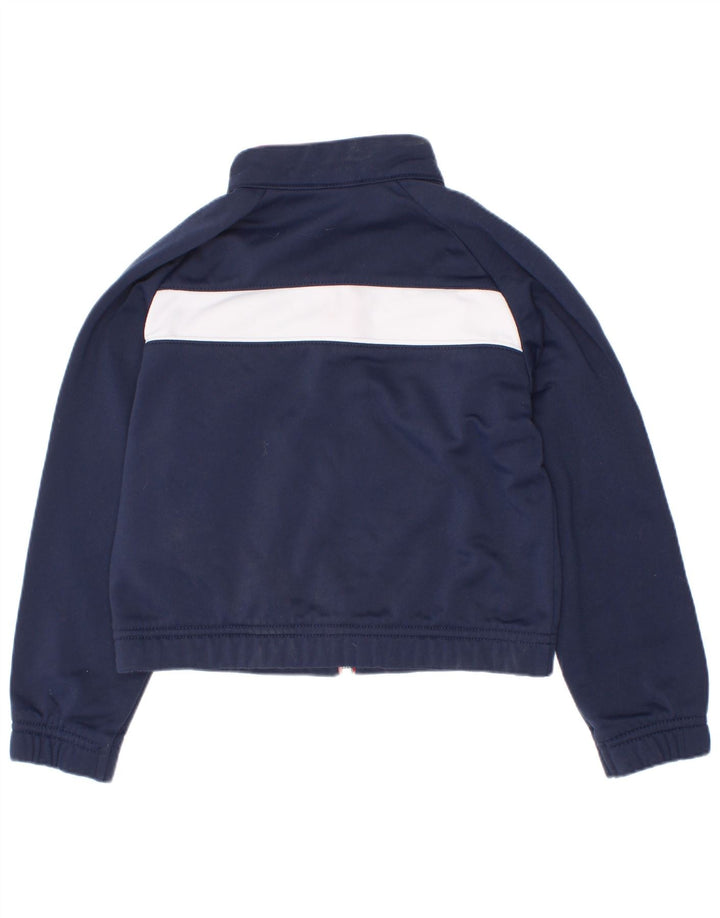 Nike Chaqueta de chándal para niños 3-4 años XS Azul Marino Colorblock Poliéster