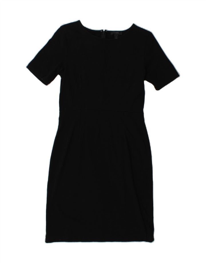J. CREW Womens Sheath Dress US 6 Medium Black Cotton Vintage J. Crew and Second-Hand J. Crew from Messina Hembry 