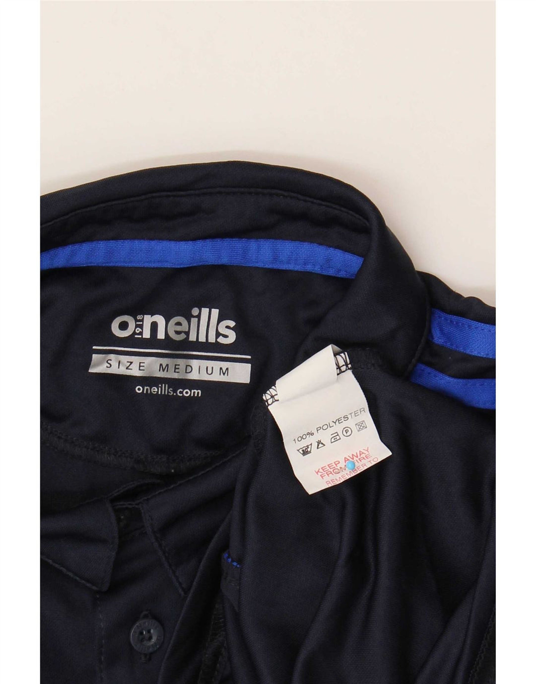 O'Neills Polo Para Hombre Poliéster Color Block Azul Marino Medio